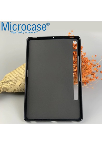 Samsung Galaxy Tab S7 Plus T970 12.4" Silikon Kılıf Siyah