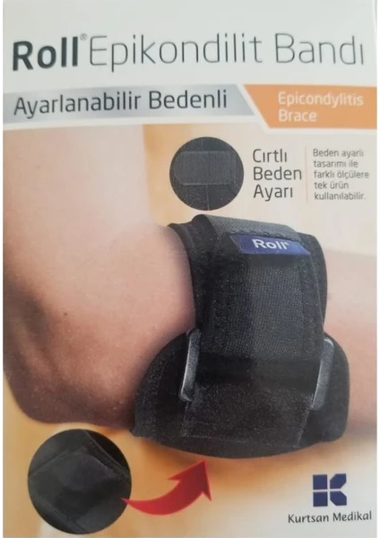 Epikondilit Bandı Ayarlanabilir Bedenli