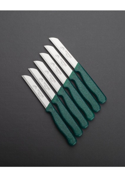Simli Yeşil Store Meyve ve Sebze Bıçağı Tırtıklı