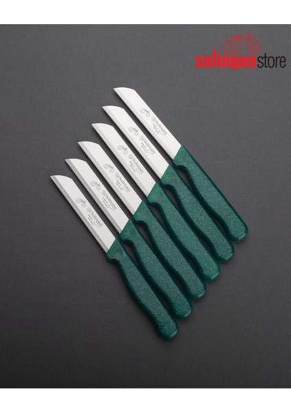 Simli Yeşil Store Meyve ve Sebze Bıçağı Tırtıklı