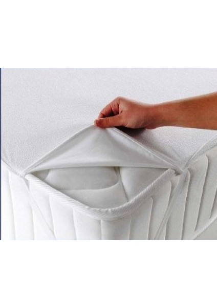 Sıvı Geçirmez Elastik Bantlı Yatak Koruyucu 100X200CM