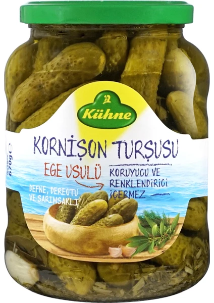 Kühne Ege Usulü Kornişon Turşu 720 ml