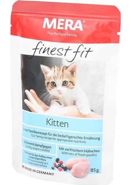 Kitten Pouch Yavru Kedi Konservesi 85 gr 6’lı Set