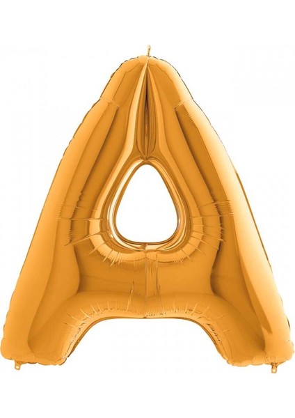 A Harf Altın Folyo Balon 40 Inç 102CM