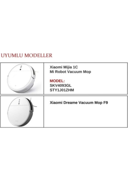 Xiomi Mijia 1c STYTJ01ZHM Uyumlu Muadil 2 Adet Ana Fırça