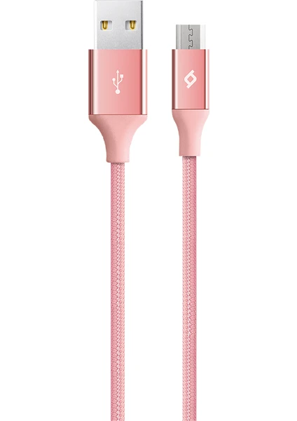 AlumiCable Micro USB Kablo Rose Gold 1.20 cm 2DK11RA