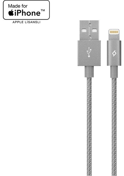 Alumicable Mfi Apple iPhone Uyumlu Şarj Kablosu