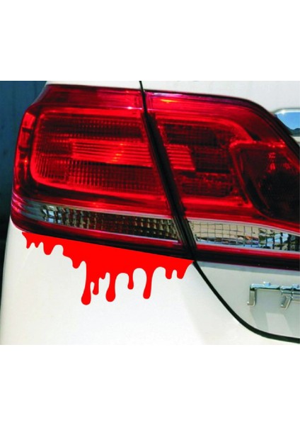 2 Adet Kan Damlası Far Sticker, Araba Sticker, Oto Sticker