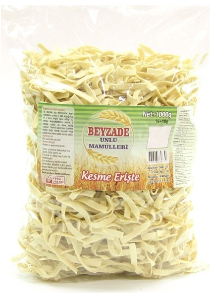 Beyzade Şerit Erişte 1 kg