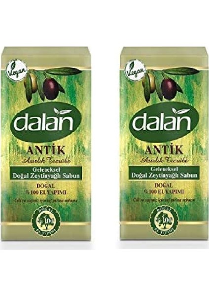 %100 El Yapımı Zeytin Yap Özlü Geleneksel Katı El-Duş Sabunu 900 gr x 2 Adet