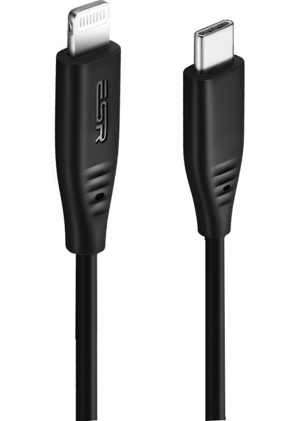 Usb-C To Lightning Mfı 1m Black Kablo