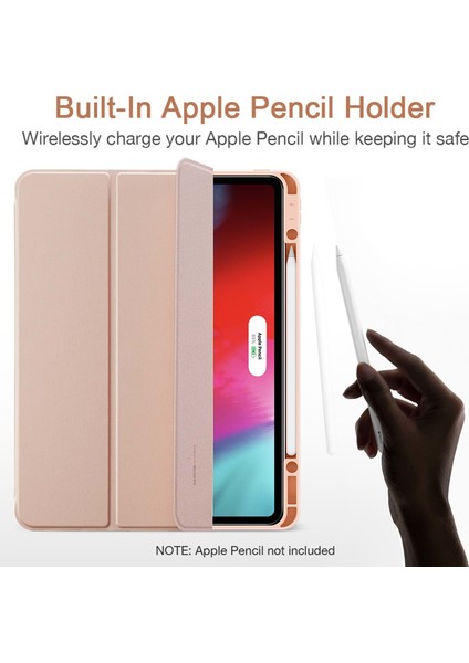 Apple iPad Pro 12.9 2020 Kılıf-Rebound Pencil-Rose Gold fırsatları