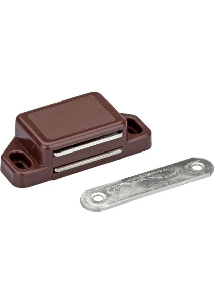 4 Adet 4,5 cm Kahverengi Mıknatıslı Çıt Çıt (Küçük Boy)
