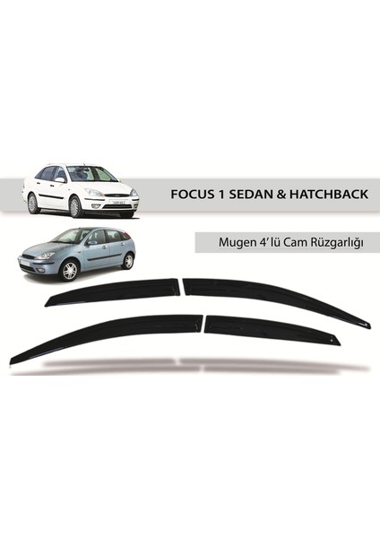 Ford Focus I Sedan Hatchback [98-04] Cam Rüzgarlığı