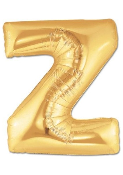Altın Sarısı Folyo Harf Balon 1 Metre
