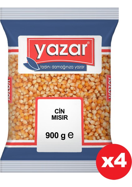 Patlatmalık Cin Mısır 900 gr x 4 Paket