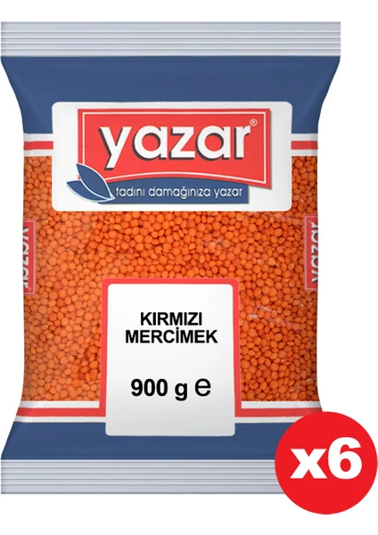 Kırmızı Mercimek 900 gr x 6'lı