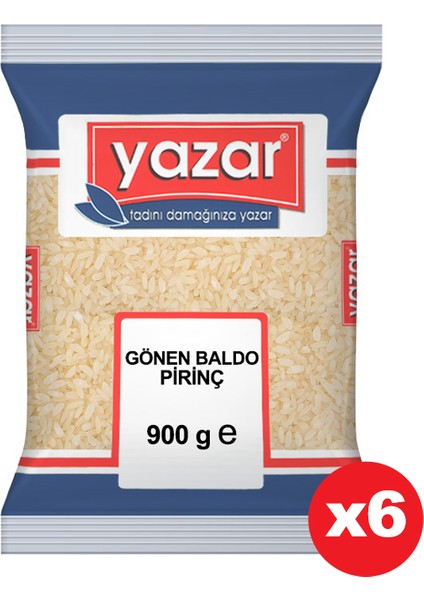 Gönen Baldo Pirinç 900 gr x 6'lı