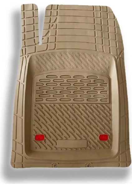 2021 Model Seat Alhambra Için 3D Havuzlu Tip Universal Paspas - Lüks Bej