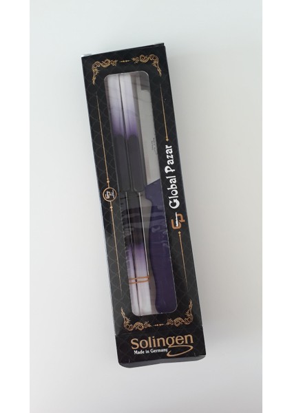 6 Ebruli Mor Meyve Bıçağı ve Mikro Tırtıklı Doğrama Bıçağı Seti indirimleri