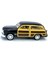 1949 Ford Woody Wagon Çek Bırak 5inch. Lisanslı Model Araba, Oyuncak Araba 1:40 4