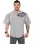 Gri Oversize Antrenman Tişörtü Rag Top Big Sam 3241 1