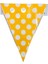 Bayrak Flama Sarı Puanlı 3,65M 12 Adet (Plastik) 1