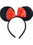 Taç Minnie Kırmızı Mini Puantiye Fiyonk 1