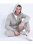 Heller Gri Erkek Nakışlı Fermuarlı Sweatshirt 5