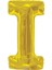 Folyo Balon Harf I Gold 34'' (86CM) 6305857561990 1