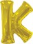 Folyo Balon Harf K Gold 34'' (86CM) 2
