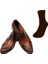 Kundura Klasik Taba Erkek Ayakkabısı ve Gabriel Najdorf Organic Socks Bambu Kahverengi Çorap 1