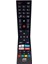 Jvc RM-C3337 Netflix-Youtube-Prime Video Tuşlu Lcd-Led Tv Kumanda HY1151 1