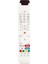 Vestel RCA343140P Youtube-Netflix-Prime Video Tuşlu Lcd-Led Tv Kumanda Beyaz RML297W 1