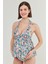 Çok Renkli Betsy Hamile Tankini Bikini Üstü 1