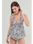 Çok Renkli Betsy Hamile Tankini Bikini Üstü 2