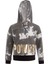 Kız Çocuk Power Baskılı Kapüşonlu Crop Sweatshirt T0515A621SP 5
