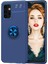 Case 4U Samsung Galaxy A32 4G Kılıf Autofocus Shockprof Ravel Yüzüklü Standlı Slikon Kapak Lacivert 1