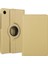 Lenovo M10 TB-X606F 10.3 Inch Rotating Dönebilen Standlı Kılıf Gold 1
