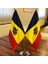 Moldova Masa Bayrağı Krom Direkli Ikili Bayrak 1