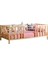 Çatısız Montessori Yatak Çocuk Yatağı Ahşap Beşik Bebek Karyolası Bebek Yatağı 60 x 120 cm 2