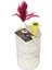 Venon Home Metal Modern Sehpa (300X480) Krem Sarı Patine 4