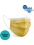 Sarı Meltblown Kumaş Full Ultrasonik 3 Katlı Cerrahi Maske - Burun Telli 2