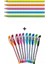 Faber Castell 15 Renk Fosforlu ve Tükenmez Kalem Seti 1
