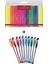 Faber Castell 18 Renk Fosforlu ve Tükenmez Kalem Seti 1