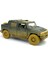 2005 Hummer H2 Sut (Çamur Desenli) - Çek Bırak 5inch. Lisanslı Model Araba, Oyuncak Araba 1:40 1