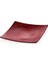 10731.R - Saku Yağmur Efektli Kırmızı Servis Tabağı 31x31 cm, Thermoset Melamin 1