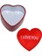Metal Kırmızı Renk I Love You 3 Lü Kalp Şeklinde Hediye Kutusu 1