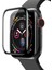Apple Watch Uyumlu Seri 6 44 mm Tam Kaplayan Kavisli Ekran Koruyucu 3D Pet Film Siyah 1