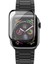 Apple Watch Uyumlu Seri 6 44 mm Tam Kaplayan Kavisli Ekran Koruyucu 3D Pet Film Siyah 2